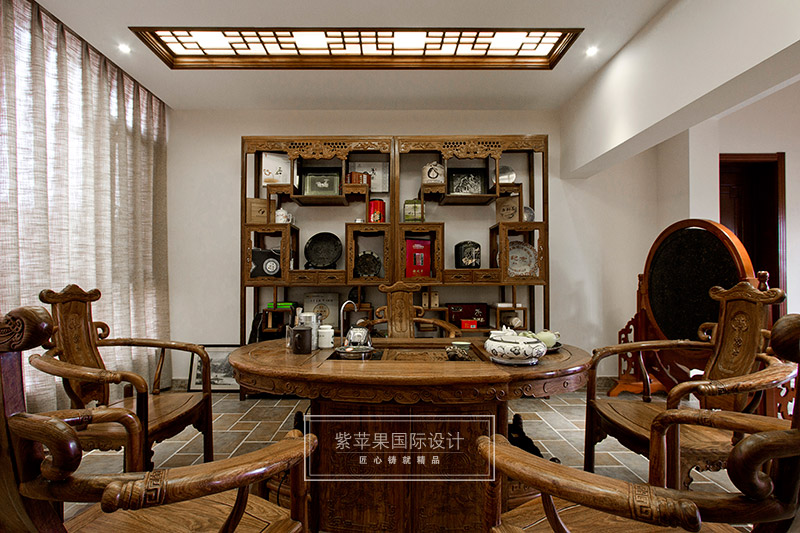 休閑茶室裝修實(shí)景圖