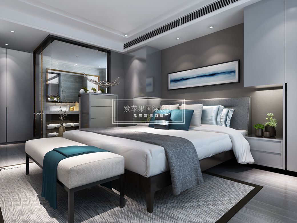 主臥室.jpg 金科世界城裝修效果圖